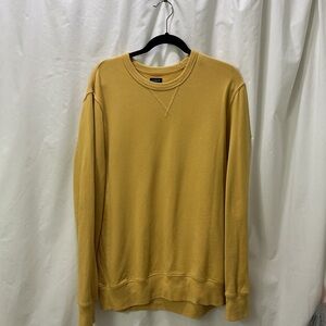JCrew Mustard Crewneck